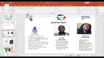 Using GIS & Remote Sensing in Monitoring, Evaluation, Accountability and Learning