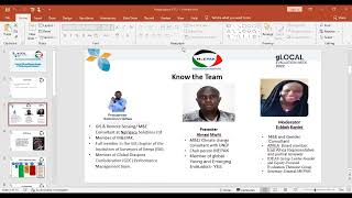 Using GIS & Remote Sensing in Monitoring, Evaluation, Accountability and Learning