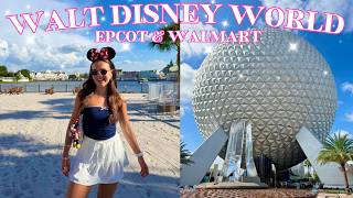 OUR FIRST DAY BACK AT DISNEY WORLD!🇺🇸EPCOT, Walmart, Shiki-Sai & Yacht Club