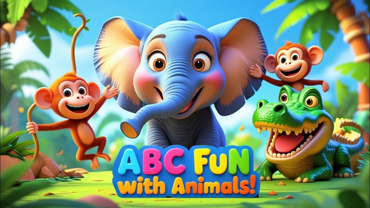 Animal Song - Fun 3D Animated ABC Song for Kids | Learn the Alphabet ...