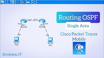 Konfigurasi Routing OSPF Single Area | Cisco Packet Tracer Mobile