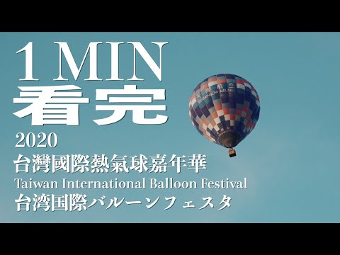 2020台灣國際熱氣球嘉年華縮時全紀錄Taiwan International Balloon Festival台湾国際バルーンフェスタ Time-lapse【大男人幹大事】