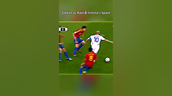 Zidane Masterclass vs Xavi-Iniesta's Spain 💀