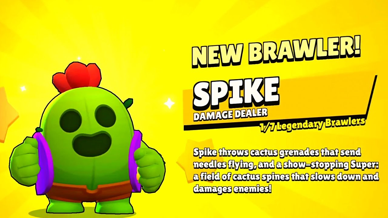 Unlocked Spike Brawler - Spike Brawlstars - Brawl Stars season 16 - Brawl  Stars 