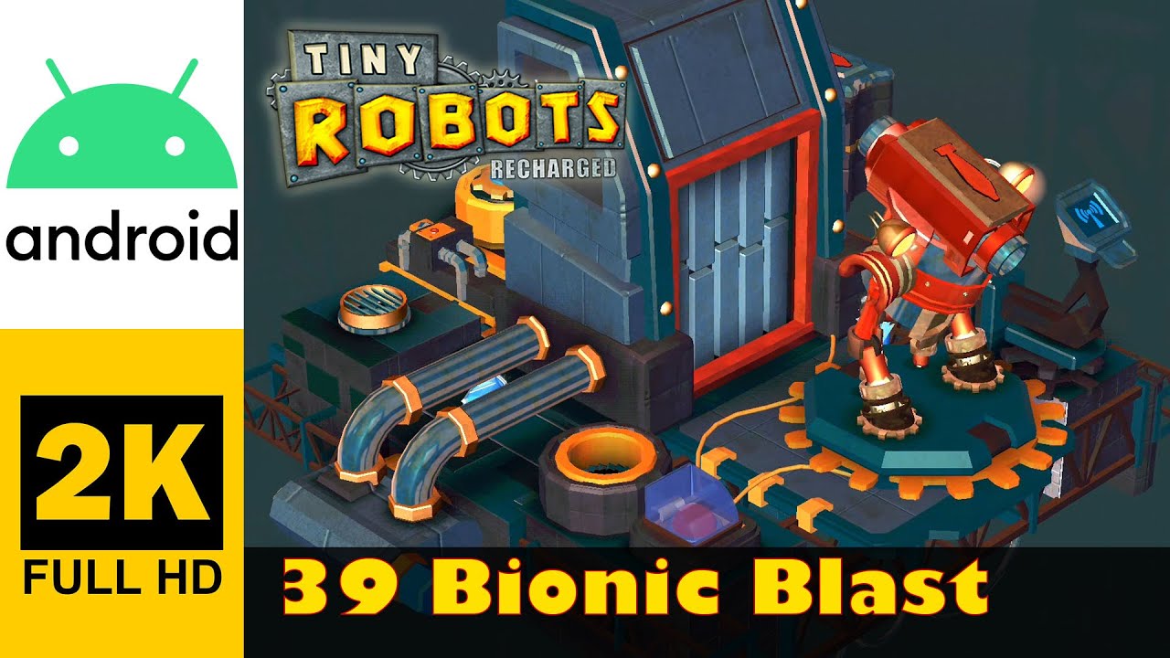 Video thumbnail for Bionic Blast | Tiny Robots Recharged | Walkthrough, No Commentary, Android