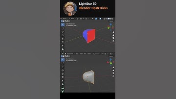 Blender subdivision affected by face orientation #blender #subdivision #blender3d #blendertutorial