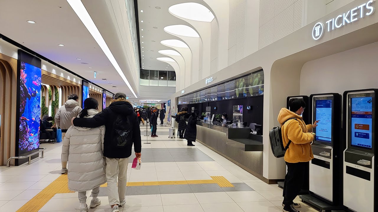 4K Seoul City Tour - Walking Tour at Express Bus Terminal in Seoul ...