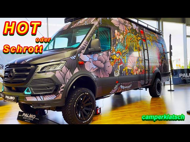 unglaublichstes Camping Wohnmobil🔴der Yakuza Gangster🔴Mercedes Sprinter  ALLRAD Kastenwagen 4x4 