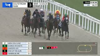 Gulfstream Park March 13, 2026 Race 3