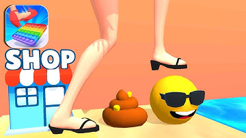 Tippy toes game 💩 all levels walkthrough gameplay android ios Gameplay