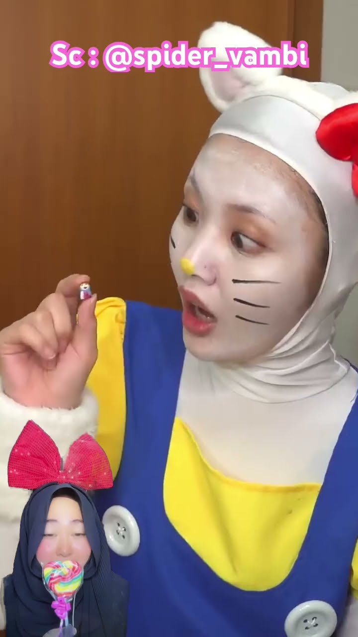 Boneka kitty di rebut pika ⁉️tapi Ending nya Punya Kitty Lebih Bagus? @spider_vambi