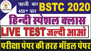 BSTC exam 2020 || Hindi special class || Most Important Questions || बीएसटीसी 2020 हिन्दी मॉडल पेपर