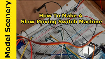 Model Railroad Switch Machines  Turnouts And Turnout Control Slow Arduino Project Slow Turnout