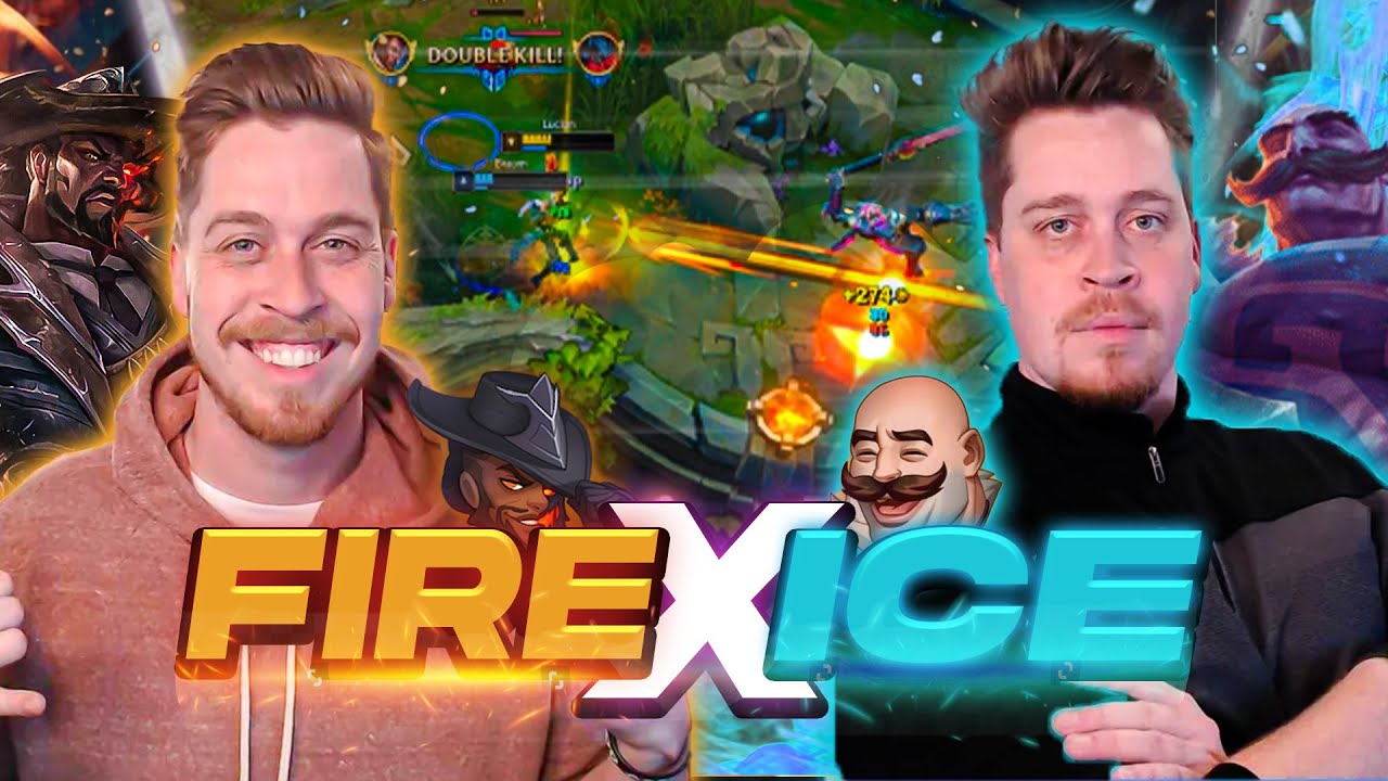 LUCIAN BRAUM TWIN COMBO IN LEAGUE OF LEGENDS!! - FIRE x ICE ❄🔥