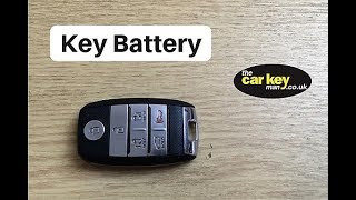 Kia Proximity Smart Key Battery change HOW TO