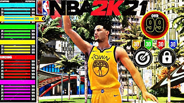 KLAY THOMPSON | TWO-WAY SHARPSHOOTER BUILD IN NBA 2K21