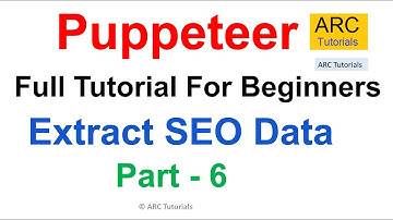 Puppeteer Tutorial #6 | Extract SEO Data From Any Website