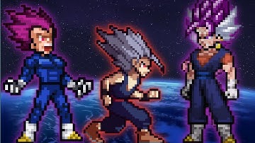 Monarch Beast Gohan OP & Vegeta DBS V2 OP VS Vegito Uitra Ego Instinct OP in Jump Force Mugen