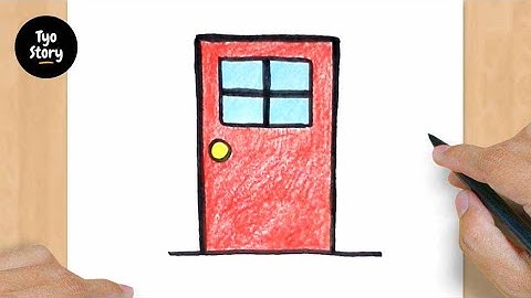 #455 How to Draw a Door - Easy Drawing Tutorial