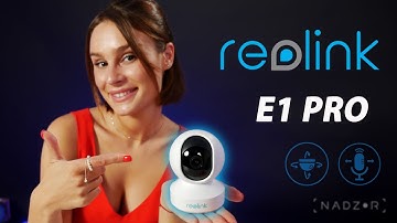 Reolink E1 Pro - поворотная камера с микрофоном и записью | Беспроводная камера для дома