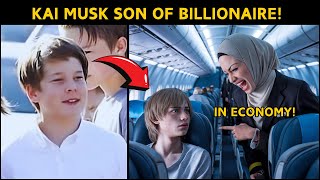 Flight Attendant Mocks Kai Musk in Economy, Regrets It When He Buys First Class for All