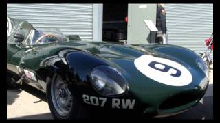 Racing Jaguars at Donington Historic Festival 2011