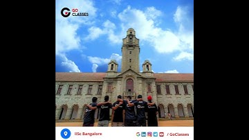 GO Classes Students at IISc | Our GATE 2023 Toppers | IISc Bangalore | #GateCS #GateDA #Shorts