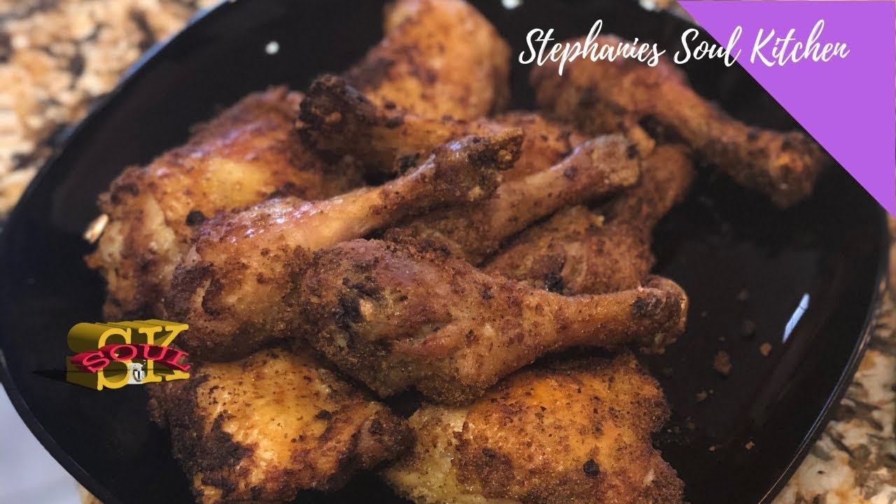 Power Air Fryer Oven Elite Naked Fried Chicken Legs And Thighs Recipe Youtube