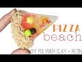 How to DIY Pizza Themed Beach w/ Marine Animals Polymer Clay/Resin Tutorial