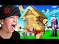 Minecraft but i made my little brother rage went wrong
