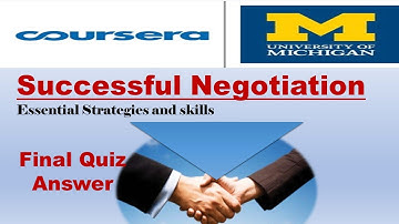 Successful negotiation: essential strategies and skills quiz answer | coursera quiz answer |