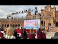 Gala Premios Ejército de Tierra 2021 en la Plaza de España de Sevilla