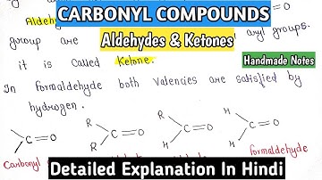 Carbonyl Compounds | Aldehydes & Ketone | Reactivity Order Of Aldehyde And Ketone | #bscnotes