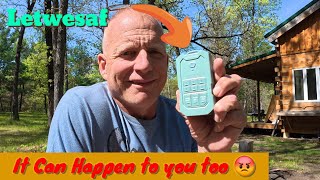 Remote Cabin Security. Lets Test it! LETWESAF Camping Perimeter Alarm  