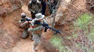 Airsoft: Fighting for the tower at Firebase 1 (2/24/18) pt 1/2