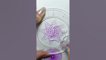Asmr Spirograph ##shorts #asmr #art #วาดรูป #drawings #spirograph #spirographdesig #gear #magic