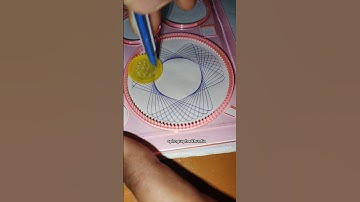 😍Beautiful spirograph design #spirograph #shorts #satisfying #pattern #skill #2024