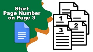 How to exclude first two pages from page numbers in google docs