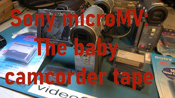 Sony microMV: The baby camcorder tape.