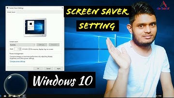 Windows 10 Tips | Screen Saver Setting | Live 3D text & live bubbles
