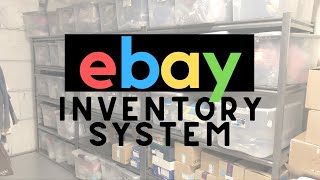 Ebay Inventory Storage and Organization System