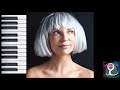 Diamonds - Sia (Piano version) - With Chords and Lyrics