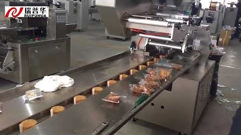 ZP-500 Flow pack with Auto-Feeder for Biscuits,cookies with Layers package