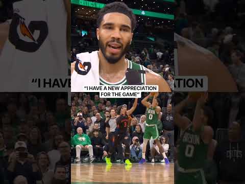 Jayson Tatum says he’s playing with a new sense of joy this season 👏
