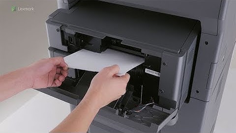 MS725/MS82x/MX725/MX82x Series—Paper jam in the staple hole punch finisher
