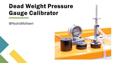 Pressure Gauge Calibration using a Dead Weight Calibrator - Armfield F1-11