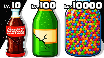 Fragile Roll 3D - Level Up Bottle Max Level ASMR Gameplay #1