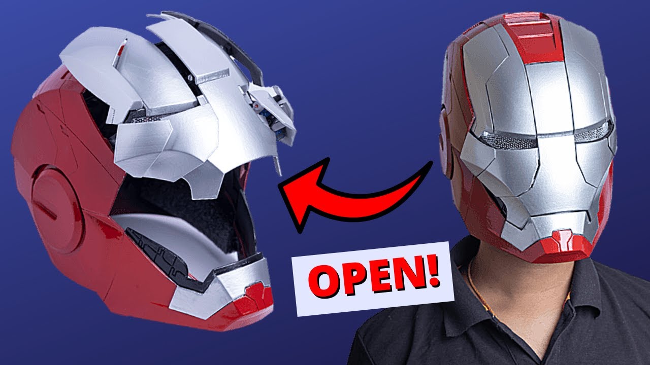 Free STL file Iron Man Helmet 👨・3D printer model to download・Cults