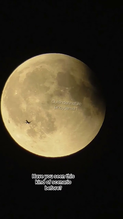 Look at the Aeroplane #moon #lunareclipse2025 #shorts #earth #moonknight