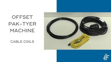 Cable Coils Tying Pak-Tyer Offset Elastic Tying Machine